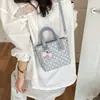 2026 Nuevo Estilo Coreano de Moda Versátil para el Día a Día Bolso de Lunares Casual Simple Estilo de Chica Bolso de Hombro