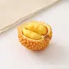 Accesorios de Resina de Cáscara de Durian y Pulpa de Durian Simulados Miniatura Llavero DIY Imán para Refrigerador Adorno para Coche Colgante Fruta