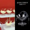 Copa Desechable Copa de Champaña Vino Tinto Mesa de Postre Taza para Pudín Pastel Sentido Plástico Transparente