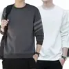 Moletom com capuz masculino para primavera e outono de 2025, estilo novo para adolescentes, corte solto, preto, peso pesado, jaqueta sem capuz, versátil
