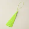 Fleco de Borla Larga de 12 cm Estilo Antiguo Cheongsam Hanfu Accesorios de Ropa Colgante para Coche Marcapáginas Venta al por Mayor