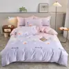 Conjunto de cama de quatro peças, 100% algodão, qualidade A, espessado e escovado para maior conforto, adequado para outono e inverno, atacado e dropshipping disponíveis do fabricante para vendas transfronteiriças