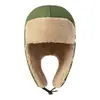 Gorra estilo coreano para hombre y mujer de Otoño e Invierno, Gorro Cálido Engrosado, Gorra de Piloto para Exteriores, Protector de Orejas Cálido a Prueba de Viento para Ciclismo