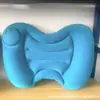 Almofada de Viagem, Almofada Lombar Portátil Inflável por Pressão, Almofada para Avião e Trem de Alta Velocidade, Almofada para Cochilo, Bom Item para Dormir ao Viajar de Carro