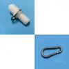 Accesorios para Poste Exterior Tapón para asta de Bandera Tapa Extremo de Barra Colgante Cierre Rápido H Juego Completo Adecuado para Diámetro de Tubo de 22 mm Universal