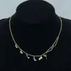 Collar Réplica de Diseñador Estilo Europeo y Americano Transfronterizo con Etiqueta, Fotos Reales, Múltiples Accesorios, Collar de Moda de Lujo de Alta Gama para Mujer al por Mayor