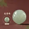 Accesorios de Cuentas Sueltas de Jade Hetian de los Doce Signos del Zodíaco Manualidades con Cuentas de Jade Genuino Año de Nacimiento Tres Armonías Seis Armonías