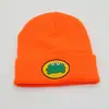 Nuevo Gorro de Punto Bordado de Rana de Amazon para Mujer Estilo Europeo y Americano Parpa el Rapero Hip-Hop Gorro Pullover Tendencia