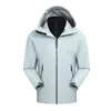Chaqueta Hardshell Resistente al Viento e Impermeable 3 en 1 Estilo Nido de Pájaro para Exteriores para Hombres y Mujeres con Impresión de Logo Personalizado