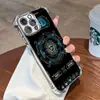 Estilo Mecánico de Comercio Exterior Funda para Teléfono con Airbag Anticolisión para Apple 14 Adecuada para iPhone 17/16/15 Anticaídas TPU Funda Suave