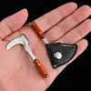 Llavero cuchillo de cocina pequeño mini hoz cuchillo de regalo cuchillo exprés cuchillo portátil cuchillo de llave cuchillo no plegable accesorios colgantes