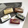 Bolsa de Embreagem de Nicho Transfronteiriça para Noite, Pequena Bolsa Quadrada Caixa, Bolsa Transversal de Ombro com Corrente de Metal Retrô Europeia e Americana para Mulheres