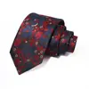 Gravata Masculina Poliéster Seda Bordada Amarrada à Mão Gravata Masculina Transfronteiriça Mais Vendida 8cm Gravata Masculina de Alto Padrão Fábrica de Shengzhou