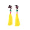 Pendientes de borla hechos a mano para mujer, estilo nacional europeo y americano, largos, de color, con forma de paraguas, bohemios, fabricantes de joyas al por mayor