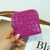 Organizador de joyería, monedero, tarjetero y llavero de piel de grano superior con patrón de cocodrilo, transfronterizo, gran capacidad, portátil