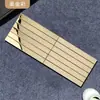 304 Tira Larga Metal Acero Inoxidable Mosaico Baldosa Pegatinas de Pared de Fondo Baldosas de Pared Sin Costuras Espejo Ktv Estilo de Lujo Ligero