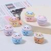 Stereo Piggy Rice Cooker Cartoon Cream Glue Acessórios Artesanais DIY Ornamentos Criativos Acessórios Resina Acessórios Material