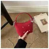 Estilo Coreano Moderno 2026 Nuevo Modelo Diseño Elegante Color Sólido Textura Simple Bolso Cruzado de Hombro Casual para Viajes Diarios Bolso Cubo para Mujer