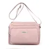 Bolsa de Peito da Moda, Bolsa de Cintura, Mochila Transversal Casual de Tecido Liso Estilo Coreano Feminina, Bolsa Pequena de Ombro Único, Bolsa de Ombro de Tecido de Nylon