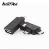 USB2.0 fêmea para Type-c + Micro dois-em-um Type-c + Micro para adaptador USB