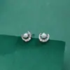 Pendientes de Luna para Mujer Lujo Ligero Diseño de Nicho Moda Nueva 2024 Pendientes de Viaje de Perla de Imitación Pendientes Elegantes