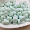Cuentas Facetadas de Rueda de Color Sólido de 3x6mm Cuentas Sueltas Tipo Rosquilla Cuentas de Arroz Pulsera Collar de Cuentas Hecho a Mano para DIY Accesorios de Joyería