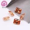 Fábrica de fonte de zircônia AAA atacado zircônia 19 # champanhe médio 20 # champanhe profundo cor zircônia gema