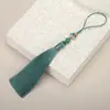 10 cm de Largo Borla Xiangyun Ruyi Oreja Colgante Ventilador Antiguo Oreja Hogar Hanfu Solapa de Presión Accesorios Colgantes Oreja