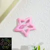 Grampo de Cabelo Estrela Luminosa Grampo de Cabelo Quebrado Infantil Presilha BB Colorida Estrela de Cinco Pontas Chapéu Luminoso de Show Presilha para Franja