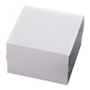 Cartón Blanco Pastel Mousse Cuadrado Corte Rollo de Huevo Horneado Repostería Postre Snack Empaque de Hielo Caja de Empaque Horneado