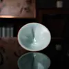 Xícara de Chá de Porcelana Ru, Xícara Mestra, Xícara Individual para Degustação de Chá, Conjunto de Chá Cerâmico para Uso Pessoal, Xícara Criativa em Forma de Cabaça para Uso Doméstico