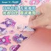 Papelería Guangbo, auténtica Sanrio Family Kulomi PET, pegatinas frías y calientes para niños, material de decoración para cuentas manuales DIY