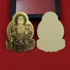 Venta al por mayor de fábrica: Pegatinas metálicas para teléfono con los doce Budas guardianes del zodíaco, pegatinas de pan de oro para la buena suerte y la protección, y artículos culturales creativos