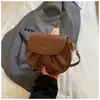 Bolso pequeño plisado de moda nicho estilo coreano para mujer, nuevo modelo 2026, alto valor estético, simple y elegante, adecuado para ir al trabajo, bolso de hombro y bandolera