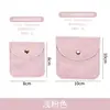 Bolsa de Joyería Redonda con Hebilla de Broche de Terciopelo para Anillo Pulsera Bolsa de Joyería Portátil Bolsa de Almacenamiento para Colgantes de Collar Fábrica Mayorista