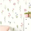 Adesivos de Parede Flor Rosa Fresca de Primavera Transfronteiriços Decoração de Quarto de Dormir, Estudo, Quarto de Crianças Suprimentos Decoração de Casa Embelezamento