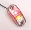 1 PIEZA 10-30V rojo y amarillo doble color E4 2 luces de pescador luz lateral camión intermitente LED luz lateral ancho
