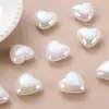 Bracelete Colar Brincos Joias Coração de Pêssego com Furo Reto Pérola Imitação Joias Artesanais Acessórios de Joias com Contas Soltas