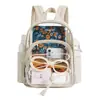 Nova Mochila Escolar Transparente para Estudante Mochila de PVC à Prova d'Água Mochila de Moda Feminina Mochila Grande para Uso Externo Bolsa de Gelatina Personalização