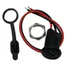 Base de rosca circular Tipo-C con interfaz de carga rápida de alta corriente de línea 3-5A Interfaz de enchufe de alimentación USB impermeable