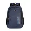 Bolsa de viagem de grande capacidade, mochila escolar, cor sólida, novo modelo de verão 2026, bolsa casual personalizada para laptop unissex