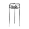 Soporte de Hierro Japonés Takasho para Macetas Redondo para Macetas Balcón Interior Exterior Cultivo de Flores