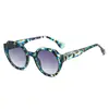 Gafas de Sol de Moda Asimétricas Transfronterizas para Mujer Gafas de Sol Europeas y Americanas Sencillas con Montura Redonda en las Orejas Gafas de Sol Gafas de Sol