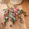 Xiangmanlang Camélia Buquê Flores Artificiais Fabricante Flores Falsas Plantas Verdes Atacado Decoração de Casamento Artesanato Ins Transfronteiriço