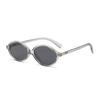 Óculos de Sol Jamie 9432 Estilo Zhang Yuanying Armação Pequena Oval Estilo Coreano Retrô Lentes Lisas Anti-Luz Azul Podem Ser Personalizados para Miopia