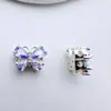 Chapado en Cobre Color 18K Conservación Micro-incrustado Zirconia Lazo Collar de Cuentas Multicapa Accesorios para Joyería DIY Material de Cuentas de Cristal