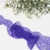 Tanglong tela de punto de urdimbre de nailon con ribete de pestañas colorido no elástico 6 cm accesorios de ropa material de ribete de encaje hecho a mano