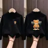 Roupa de Baixo Infantil Gola Alta Meia Outono/Inverno Novo Estilo Veludo Alemão Roupas de Outono para Meninos Top de Manga Longa Quente e Versátil para Crianças de Meia-Idade a Mais Velhas
