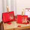 Nova Caixa de Doces de Casamento de Alta Qualidade Caixa de Doces Portátil para Casamento Noivado Caixa de Doces Chinesa Caixa de Doces Vazia