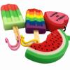 Esponja Compuesta Empalmada de Tres Colores Esponja de Helado Esponja de Helado Flor de Baño Bola de Baño Esponja de Baño Esponja de Baño de Helado